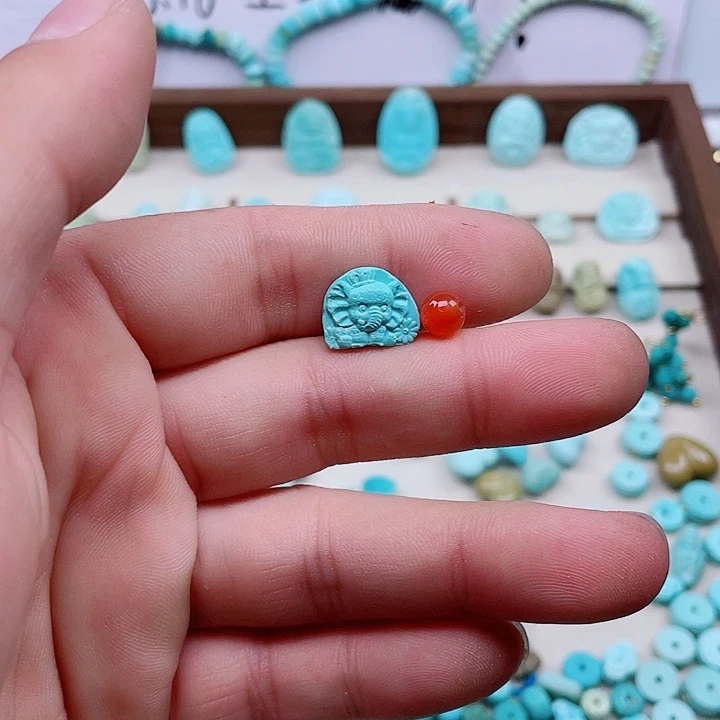 南红玛瑙未镶嵌颈饰108