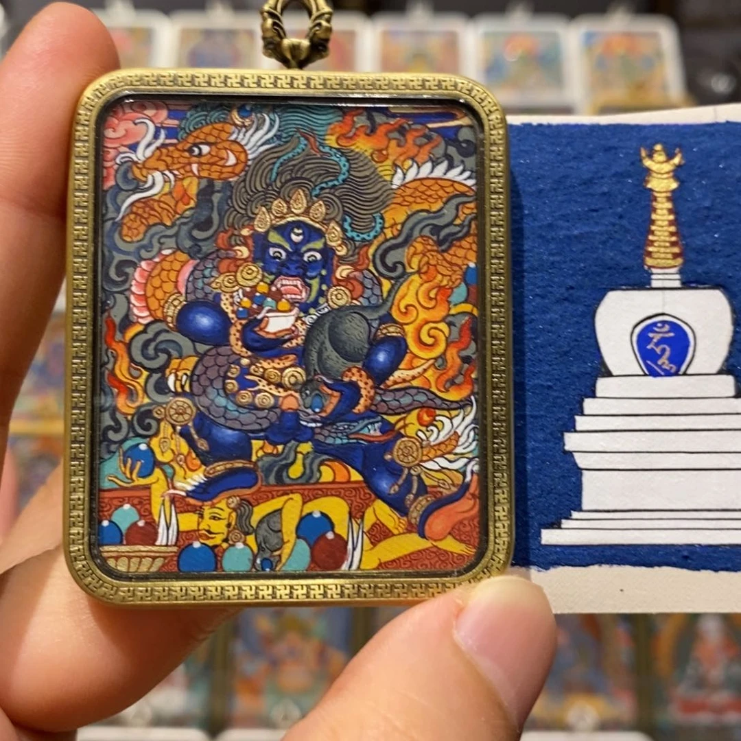 吊坠刘*骏唐卡艺术艺术作品欣赏唐卡艺术