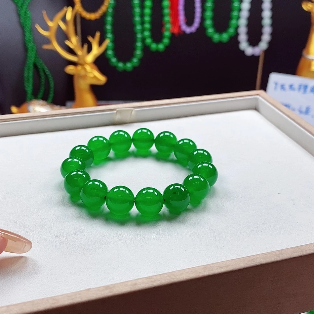 天然缅A散珠可做手链项链闪购链接