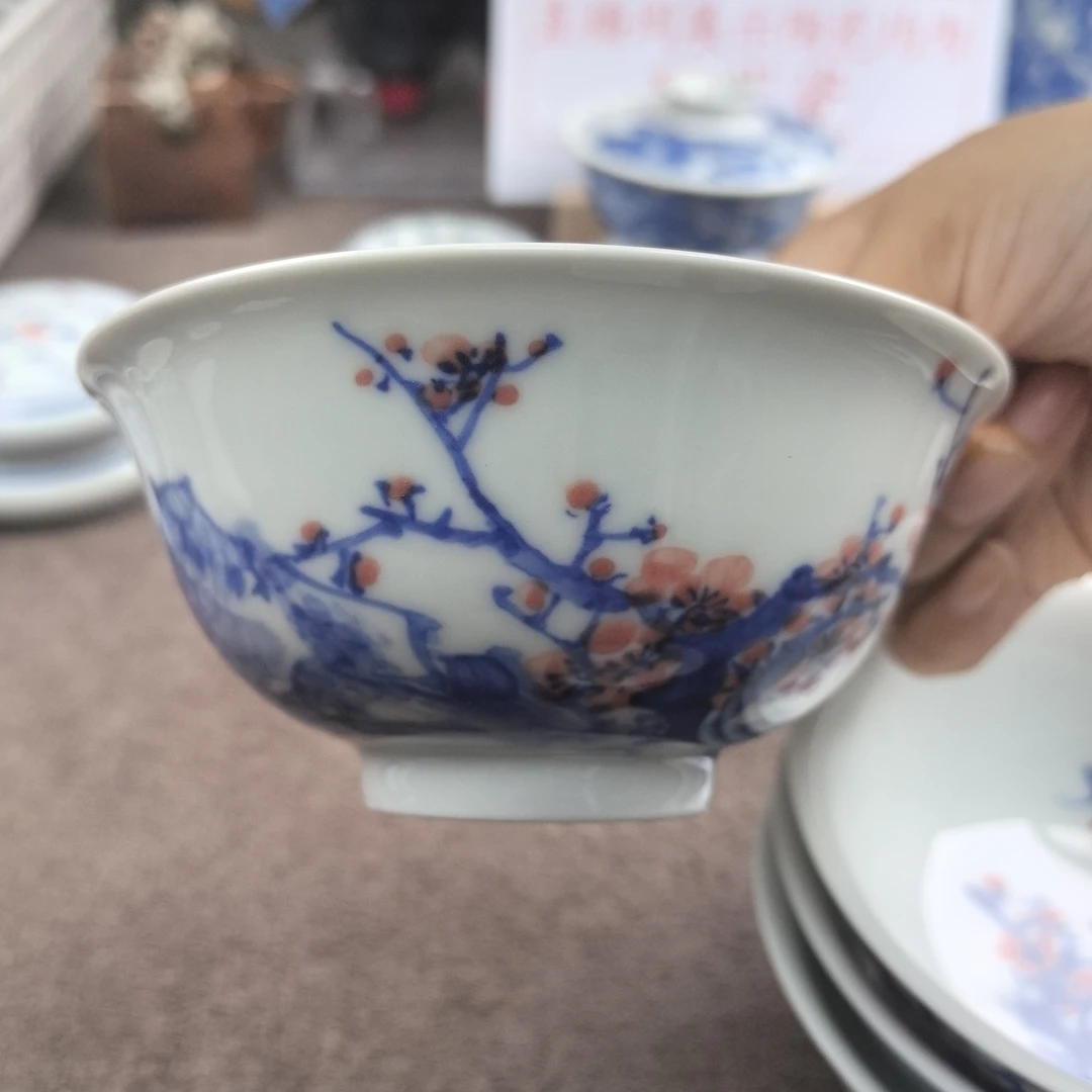 三度柴窑写意风碗一只