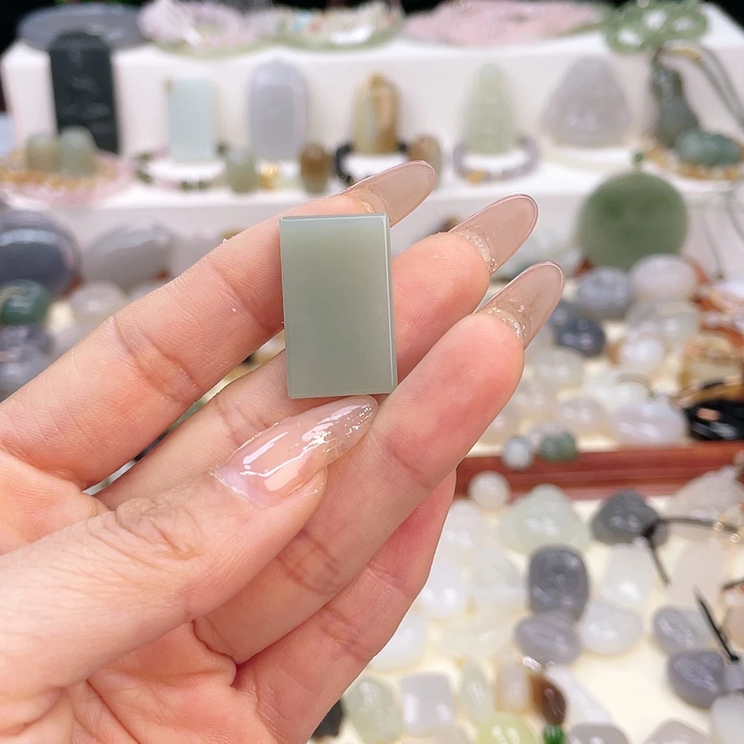 【闪购商品】和田玉吊坠(不含链)18K金镶嵌刹**华