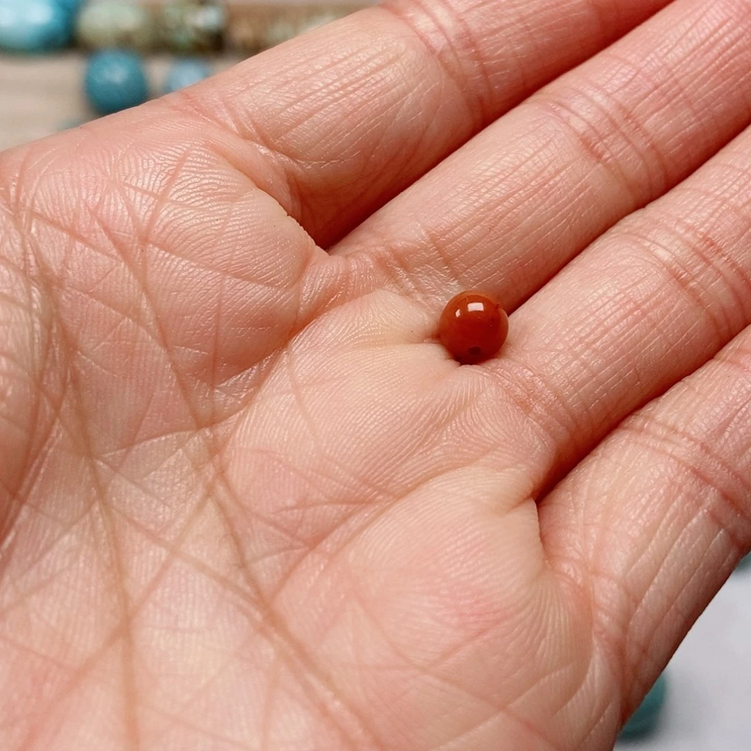 南红玛瑙珠宝半成品未镶嵌互**色