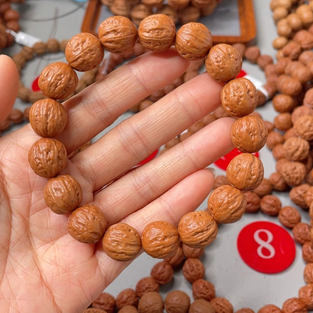 文玩核桃手串1.5正圆金豆