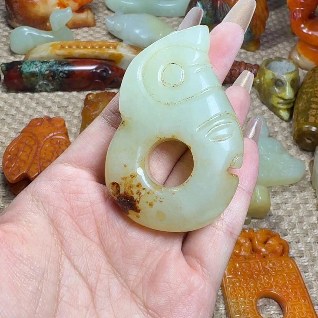 吊坠白玉菩提挂件