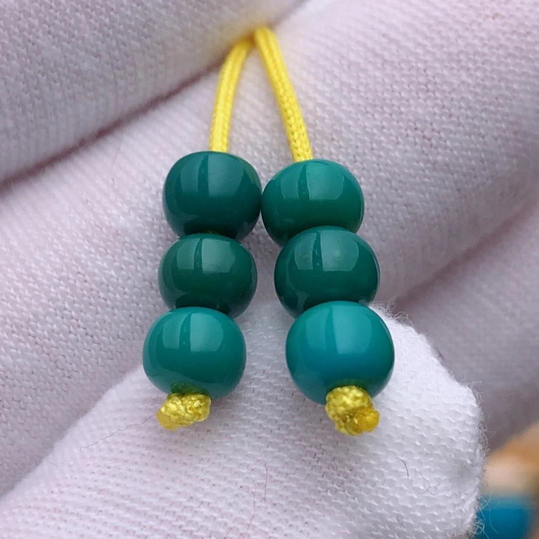 未镶嵌绿松石珠宝奇石5.3mm