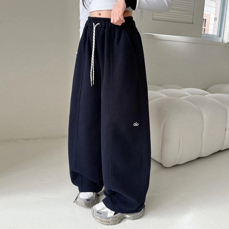 女童裤子春秋2025新款洋气大童弯刀休闲裤6-12岁秋装儿童百搭卫裤