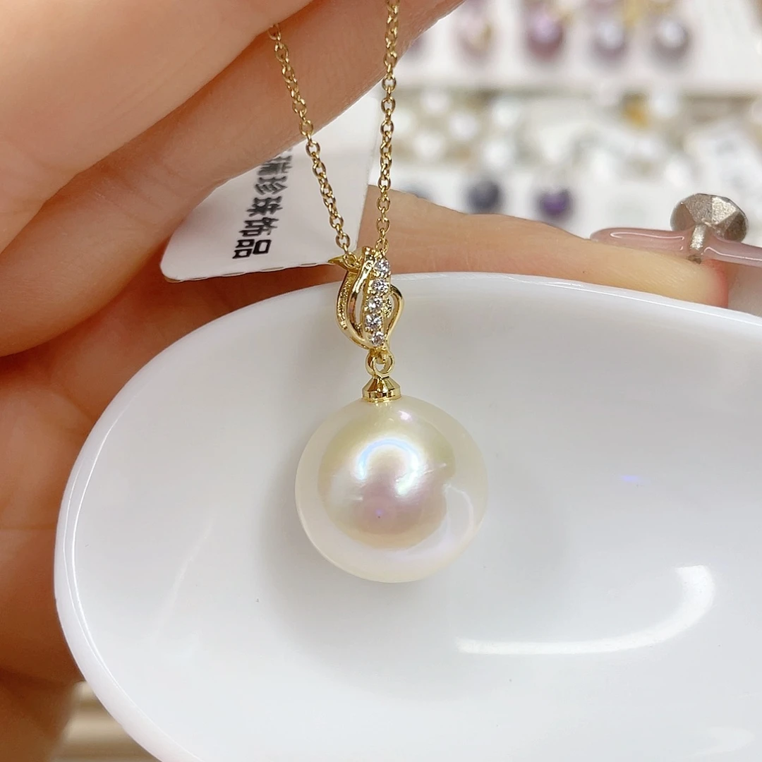 淡水珍珠合金吊坠(赠链)