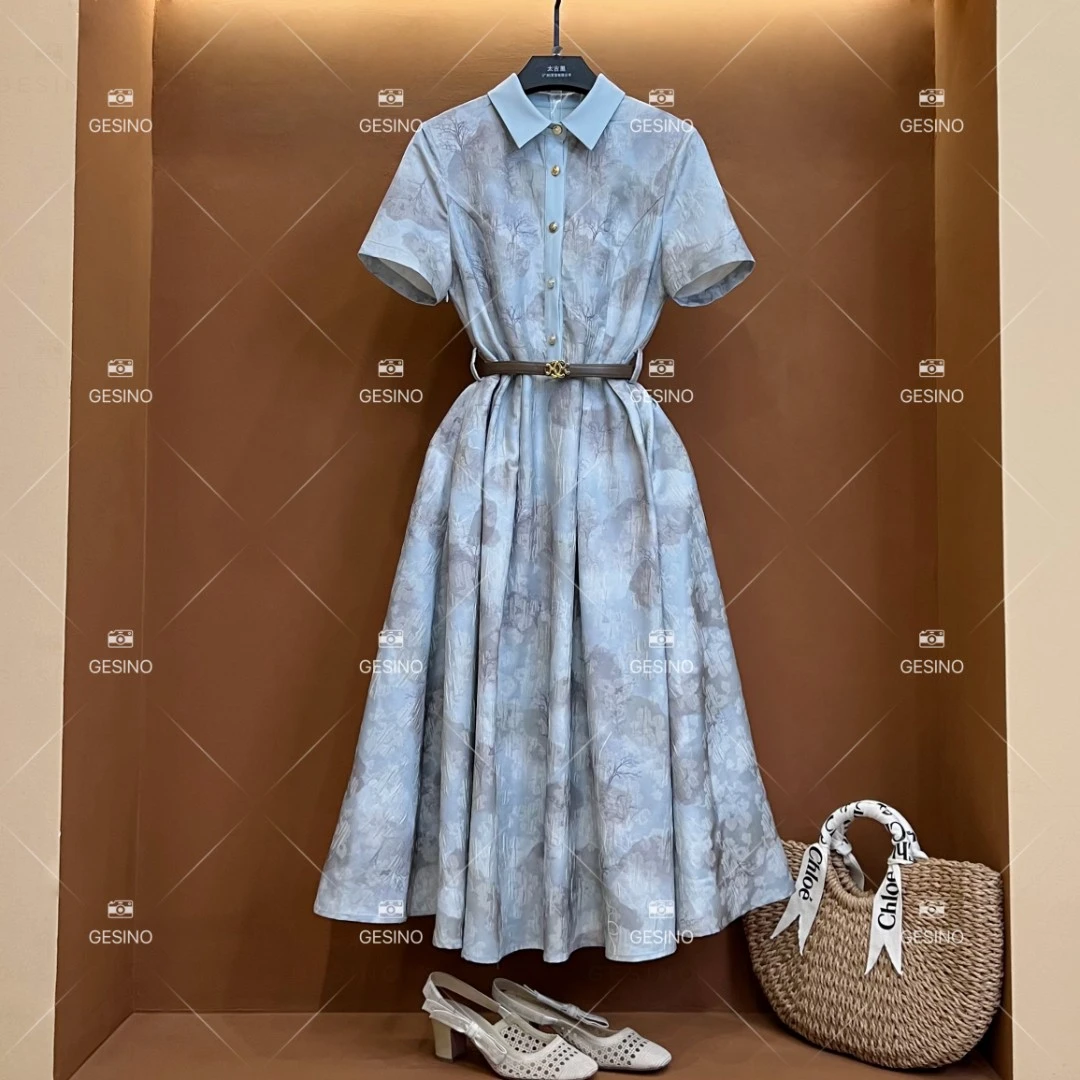 【小露】春夏丨设计师款轻奢气质女装连衣裙CX-2024221