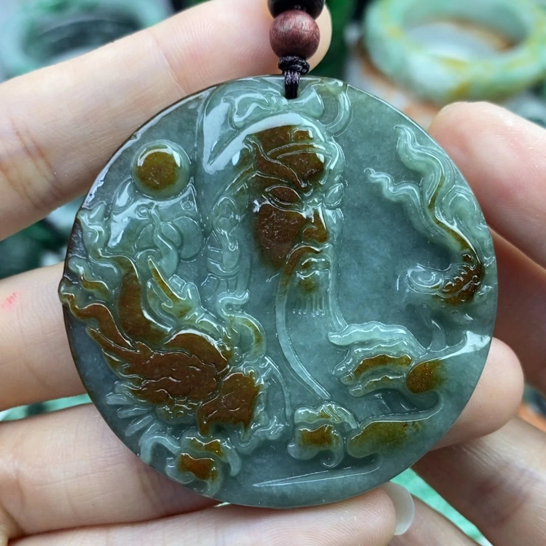 颈饰未镶嵌翡翠吊坠