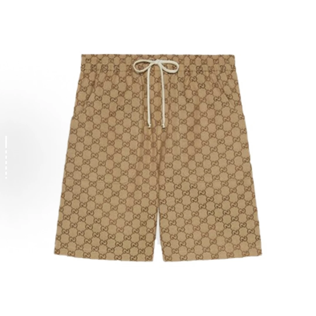 99新 GUCCI/古驰 双G满印短裤 44码 BB10462