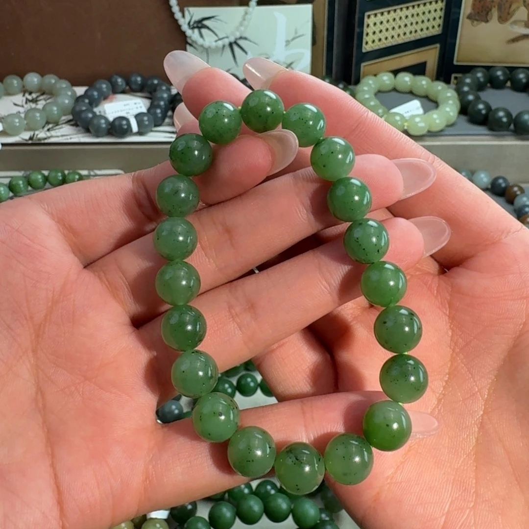 和田玉未镶嵌手链