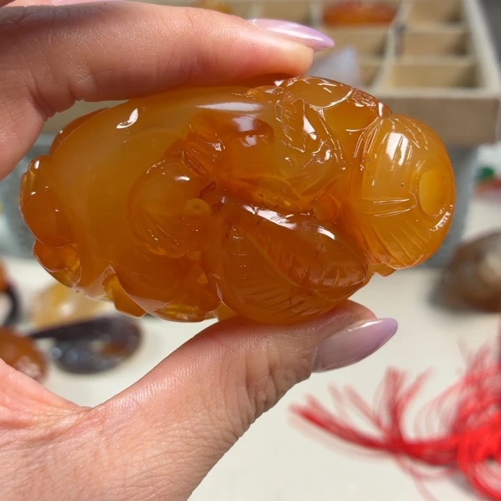 玛瑙/玉髓未镶嵌吊坠(不含链)