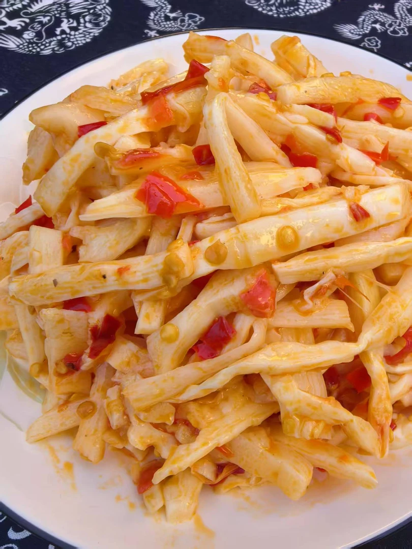 湖南高沙农家手工开胃酸辣笋