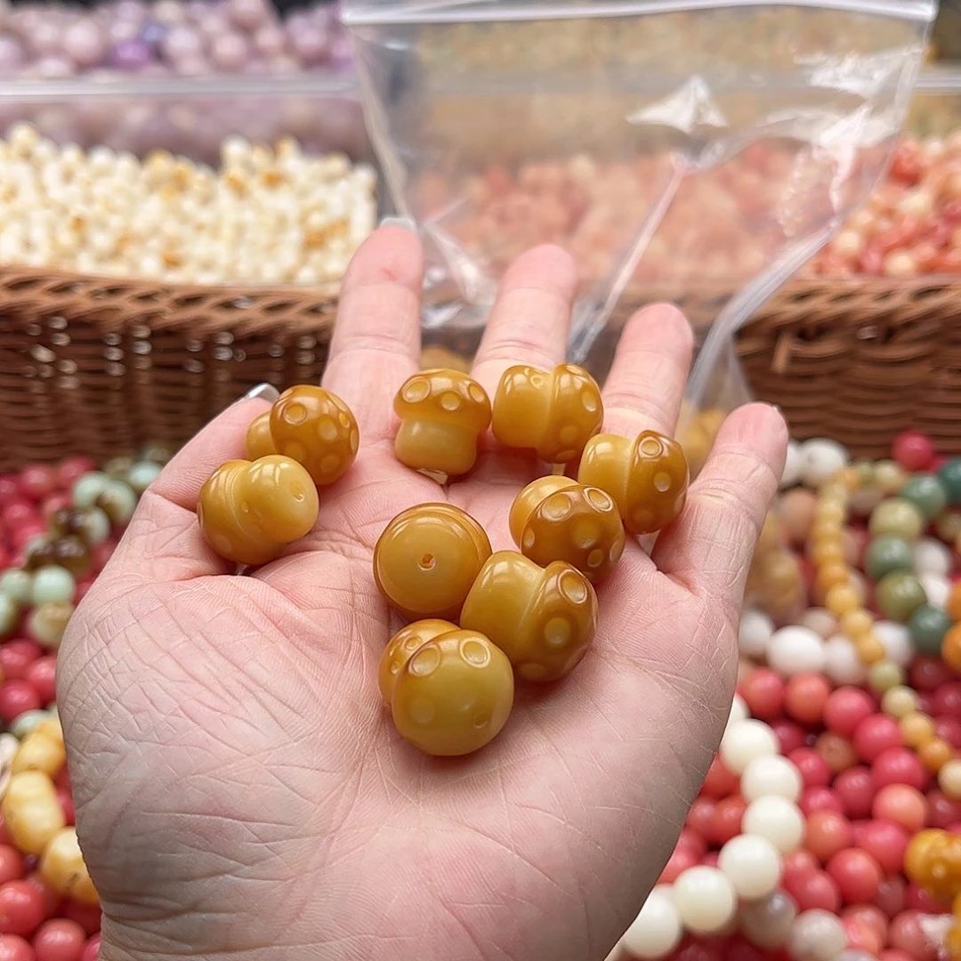 白玉菩提吊坠a/15mm/6颗