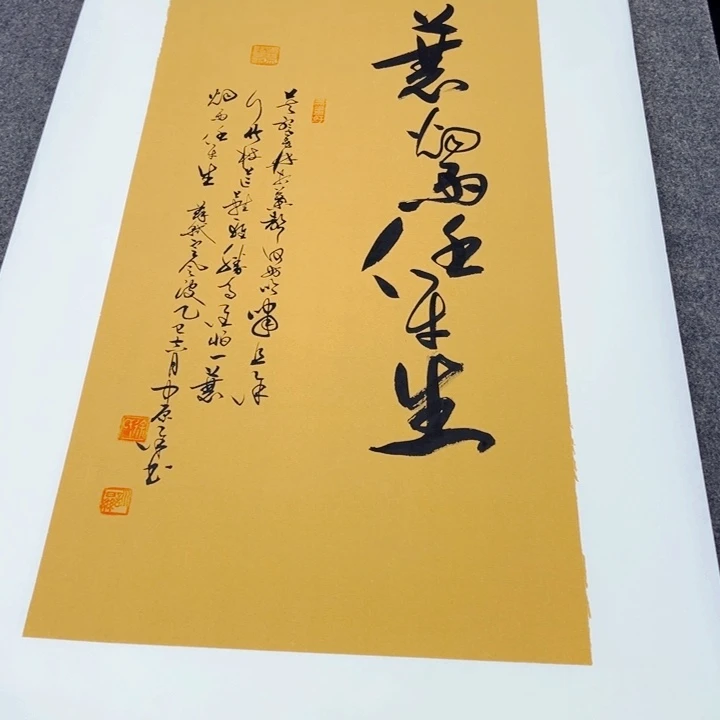 书法一蓑烟雨任平生