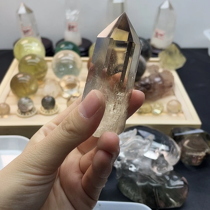 珠宝半成品水晶未镶嵌150水晶