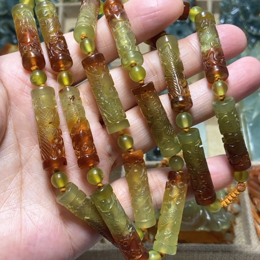 【闪购商品】未镶嵌蛇纹石玉颈饰抖****已项链