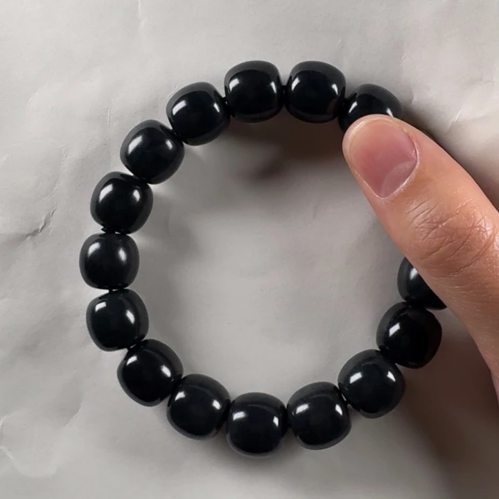 和田玉手链未镶嵌腰*