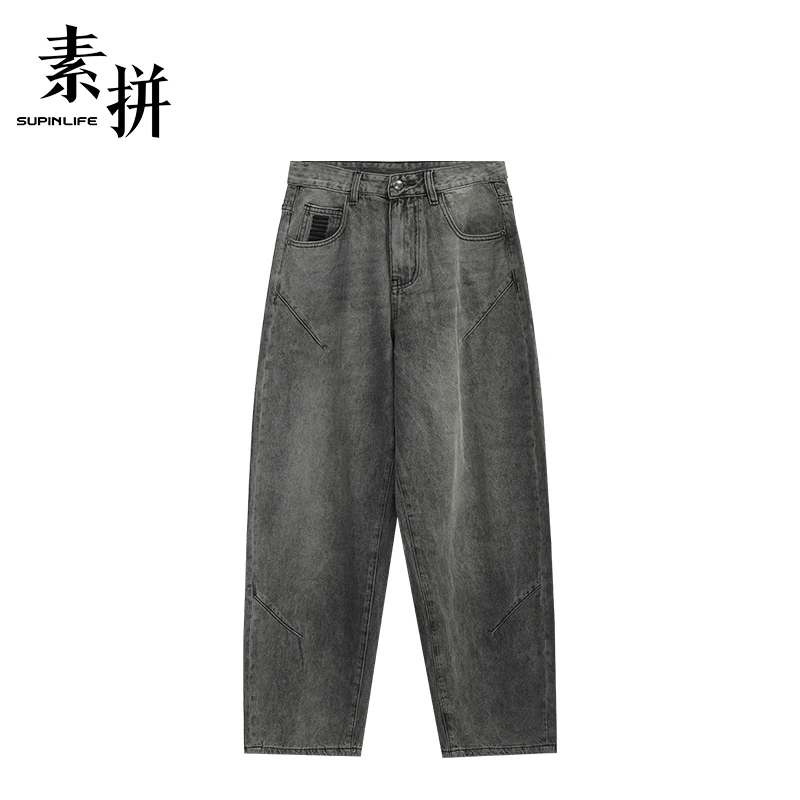 素拼牛仔裤男士SPBZK523106AM