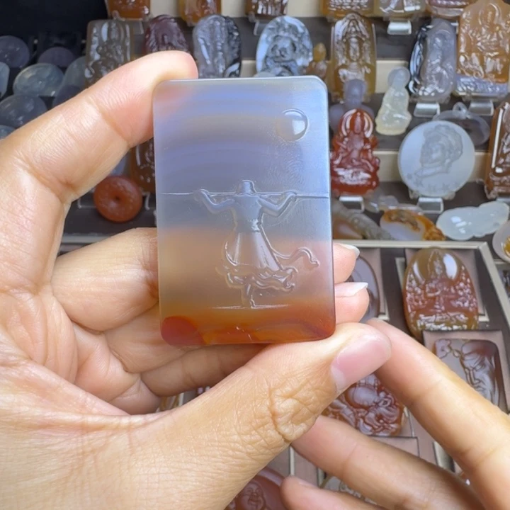 玛瑙/玉髓未镶嵌颈饰