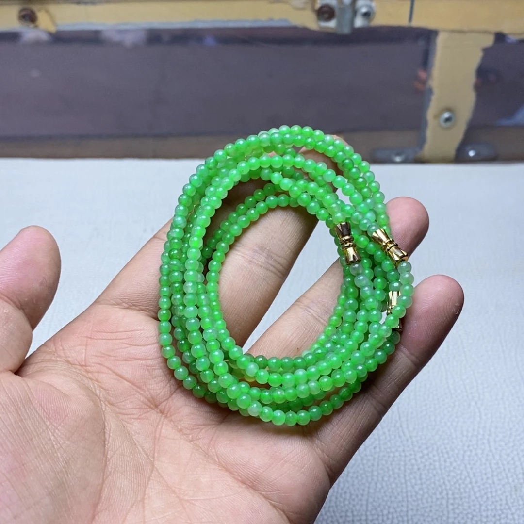 定制翡翠未镶嵌缅甸翡翠a货卡3.8