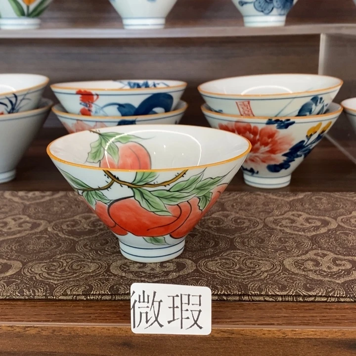 釉下老陶泥手工绘制