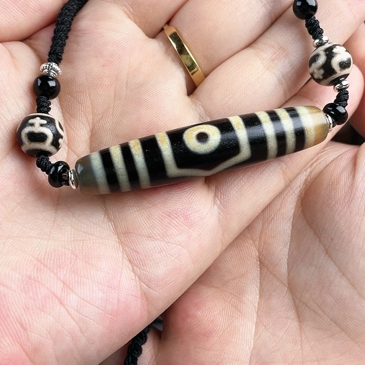 玛瑙/玉髓颈饰合金