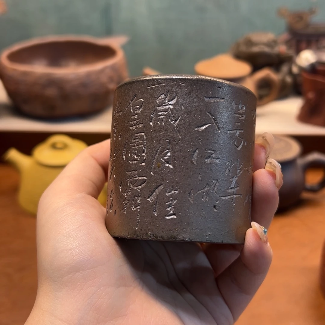 紫砂雕宠小器高品