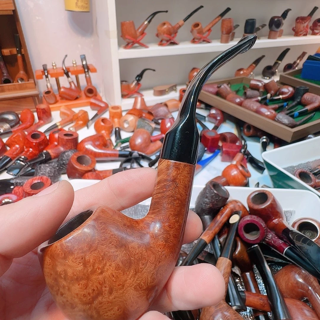 8***6芭比，石楠木工艺品烟斗