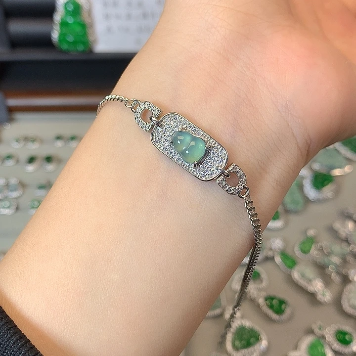 翡翠未镶嵌手链手链