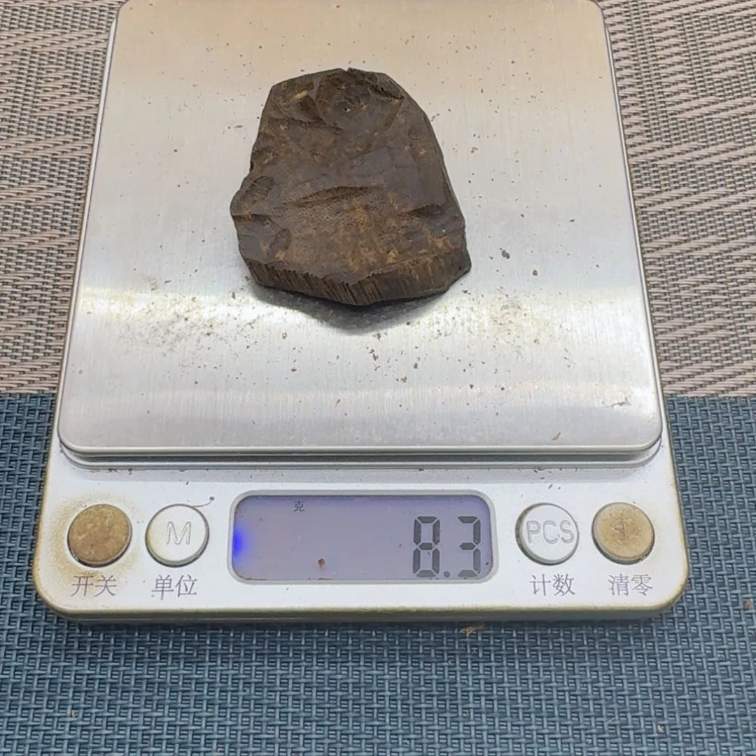 沉香沉香木制品绿奇楠包头老料