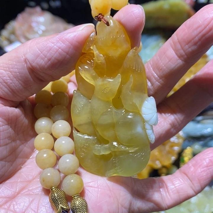 岫玉岫玉吊坠未镶嵌