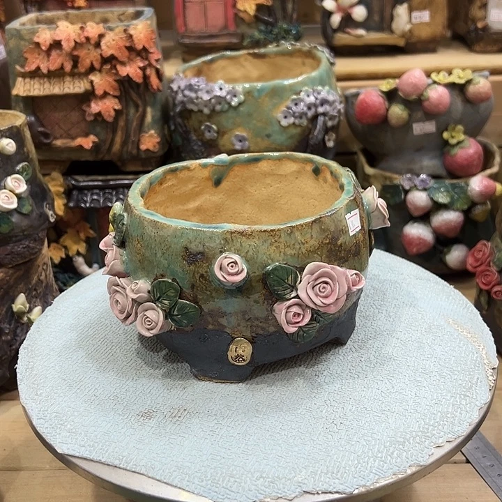 陶然多肉花盆百搭