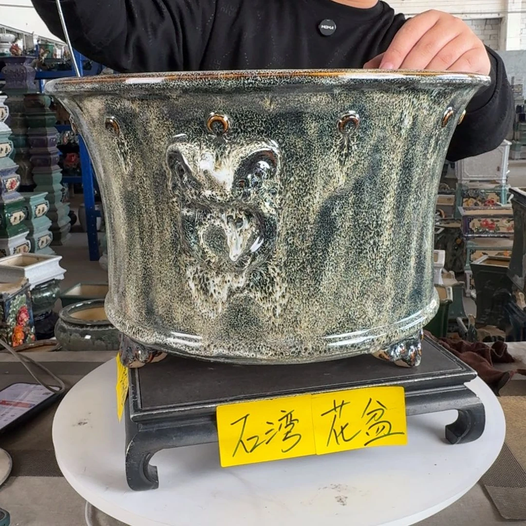 。一风堂石湾花盆 内35*21