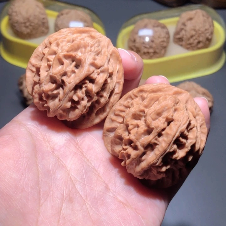 文玩核桃把件42高桩苹果园