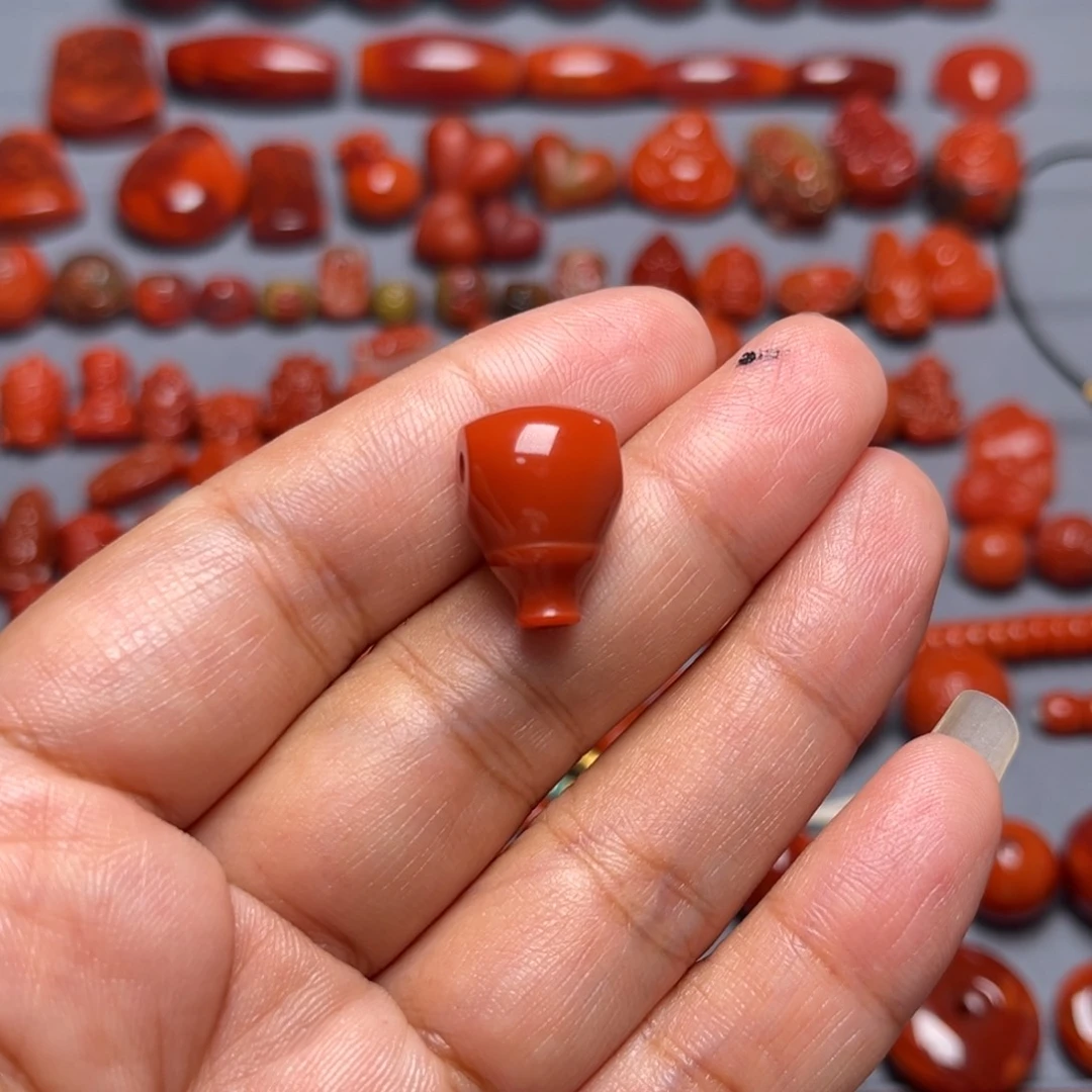 南红玛瑙配饰未镶嵌C****8三通