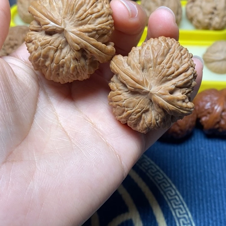 文玩核桃大眼睛球白42