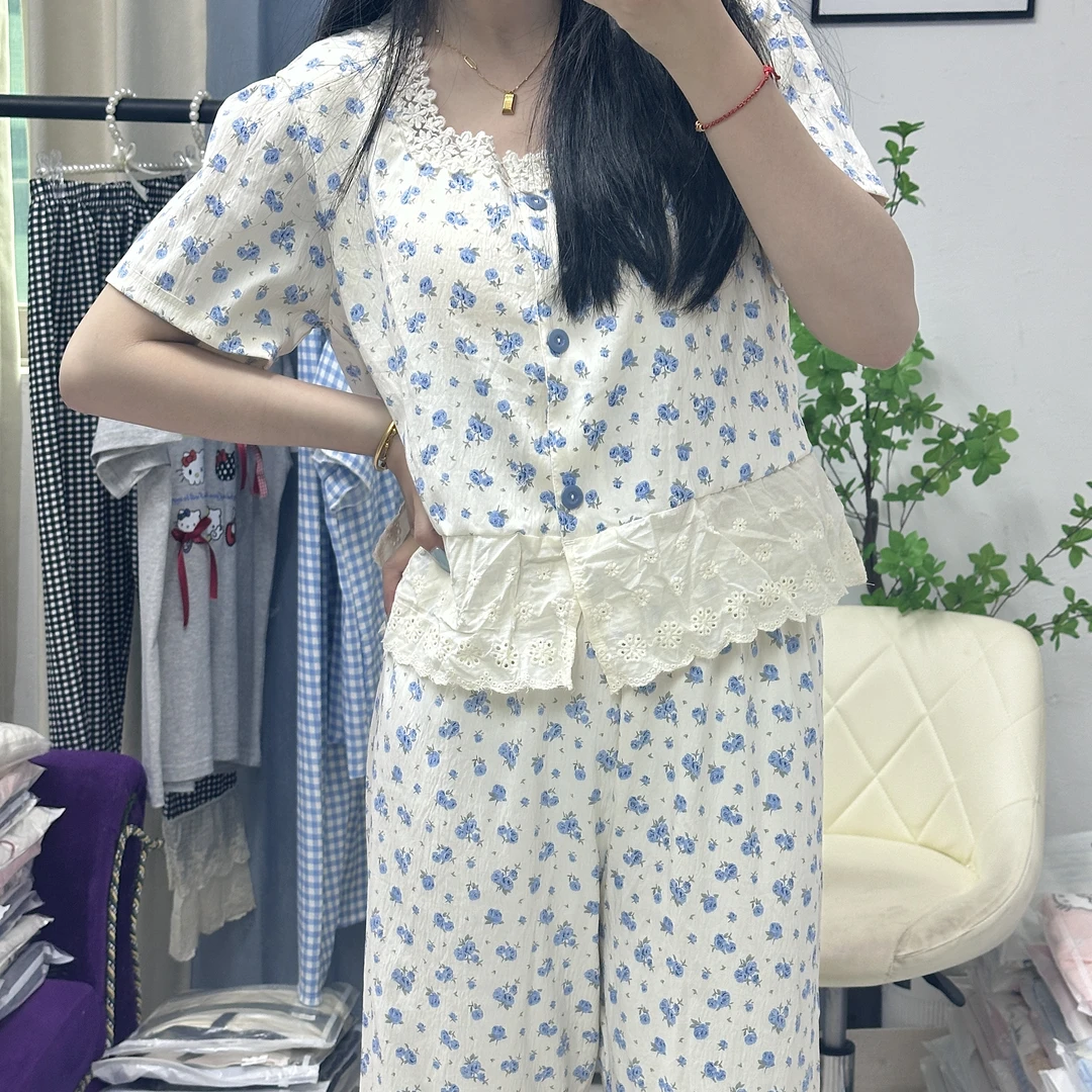 【100-200编码】春夏睡衣找到对应的编码下单薄款韩版