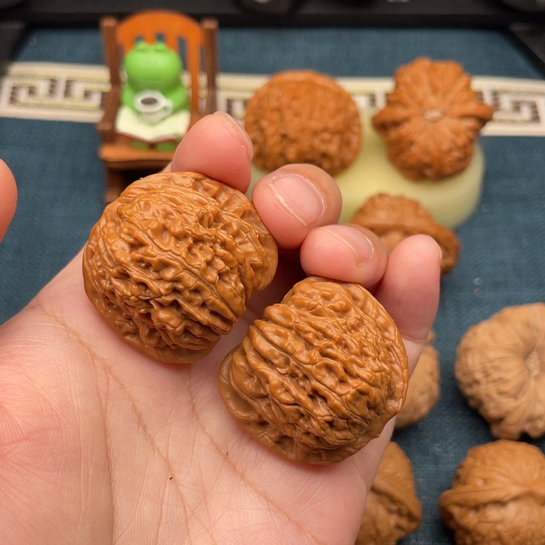 こ***康把件文玩核桃35全品小楼