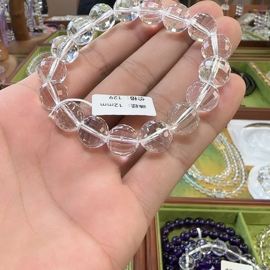 手串未镶嵌水晶白水晶