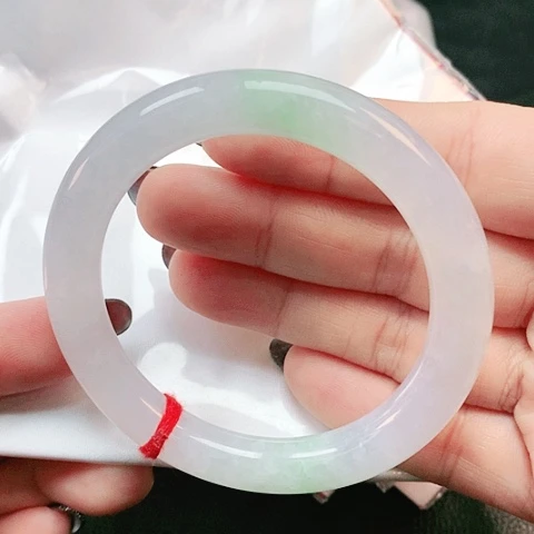 未镶嵌手镯翡翠圆条2687