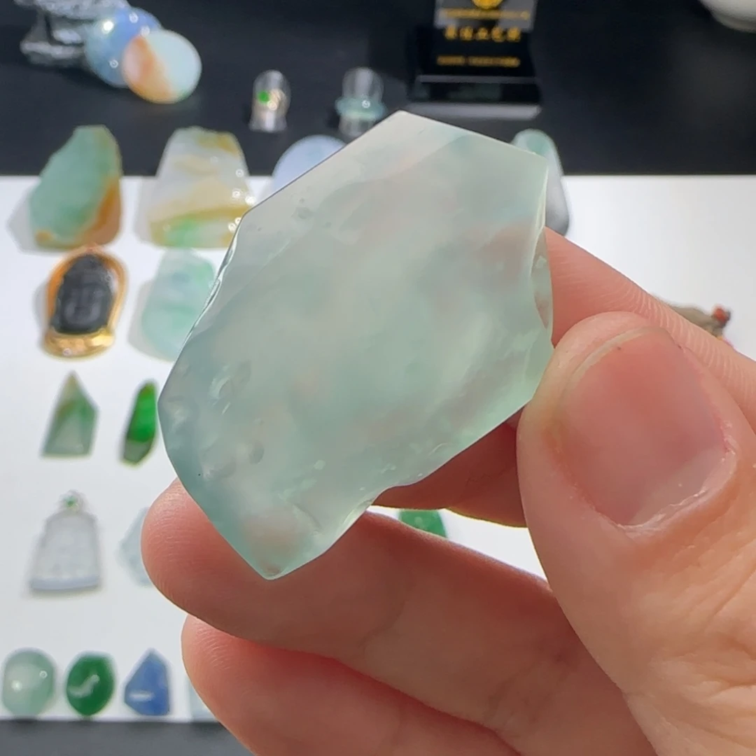 定制翡翠未镶嵌材料