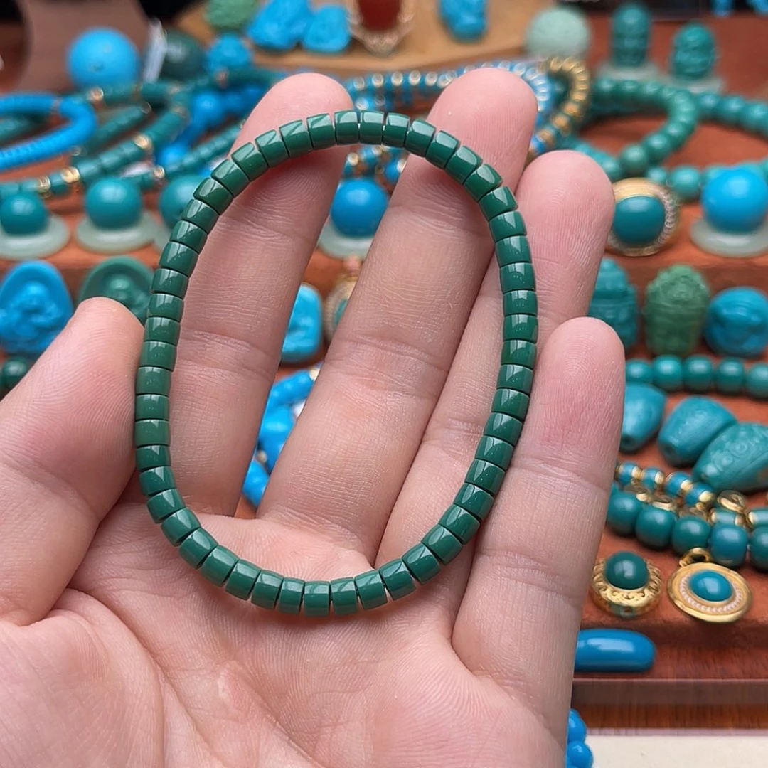 未镶嵌绿松石珠宝奇石
