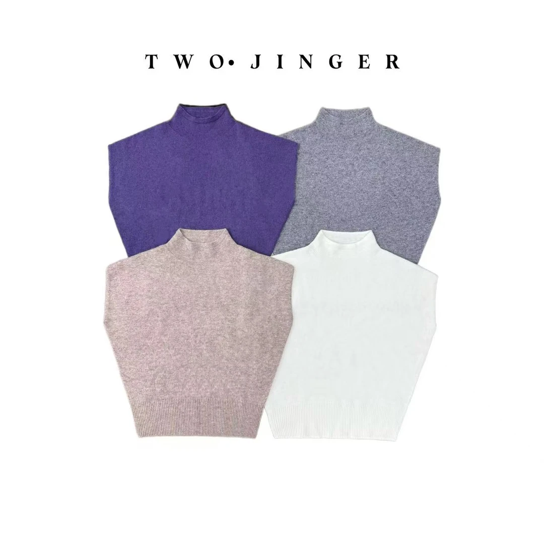 二静子 极简约静奢 『蝙蝠衫』 无缝一体 100%美丽诺羊毛上衣QD2111