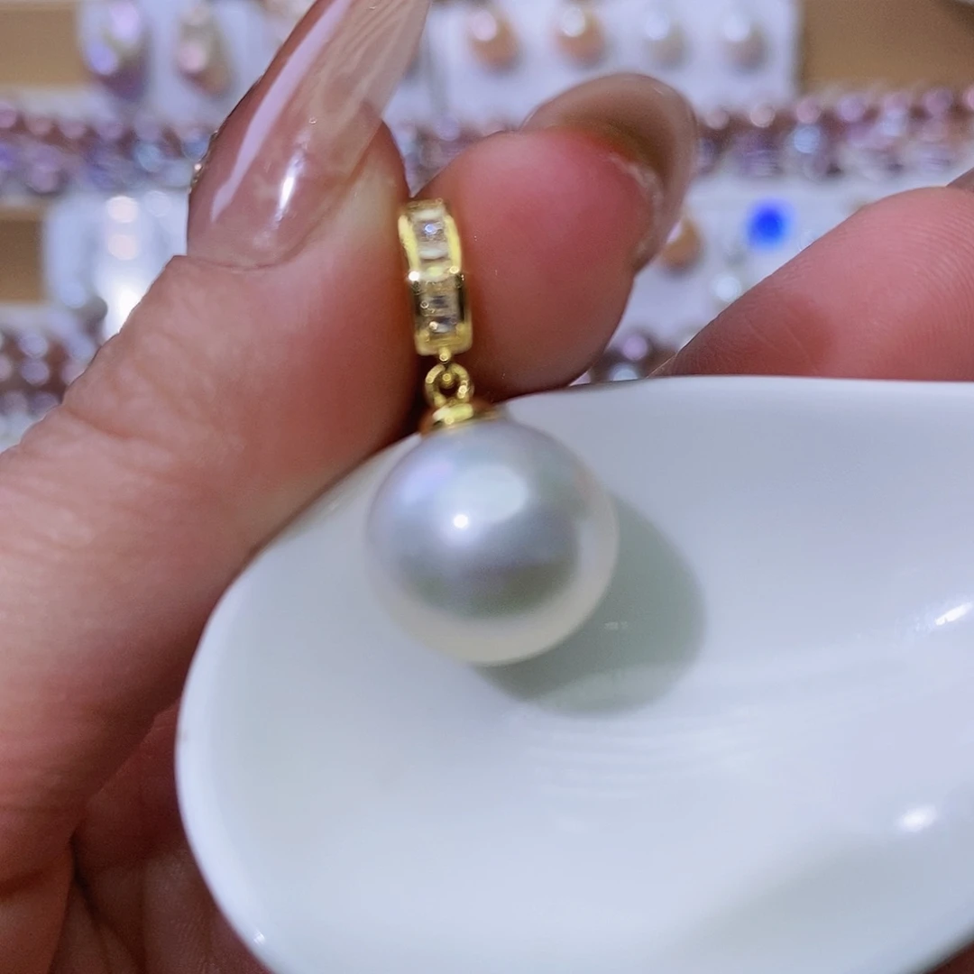 淡水珍珠颈饰合金