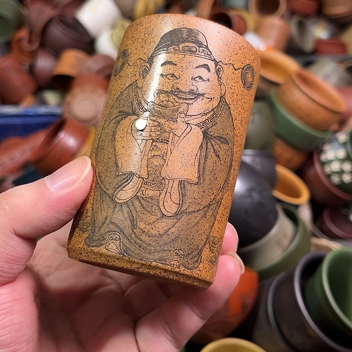 紫砂茶杯全手工紫砂主人杯