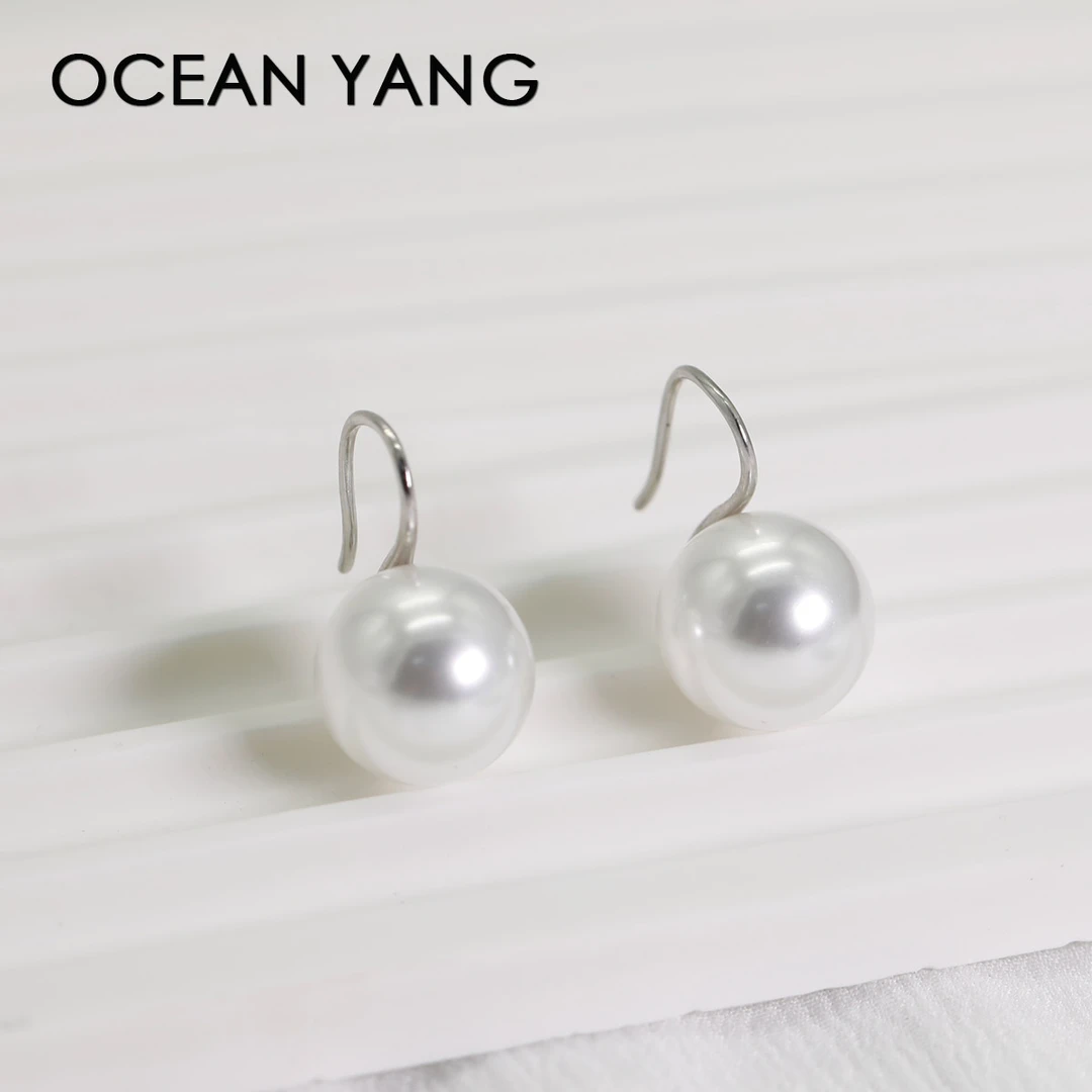 925银银制品 YyQs——S925银 12-14mm 高跟鞋款耳钩
