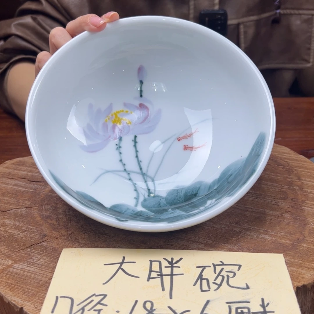 瓷片景德镇陶瓷手工手绘制作