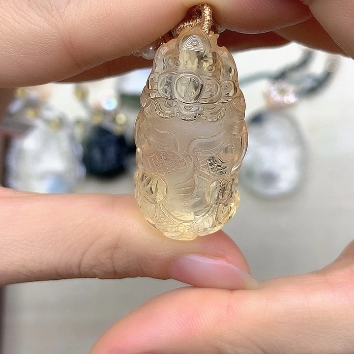 紫晶吊坠(不含链)未镶嵌