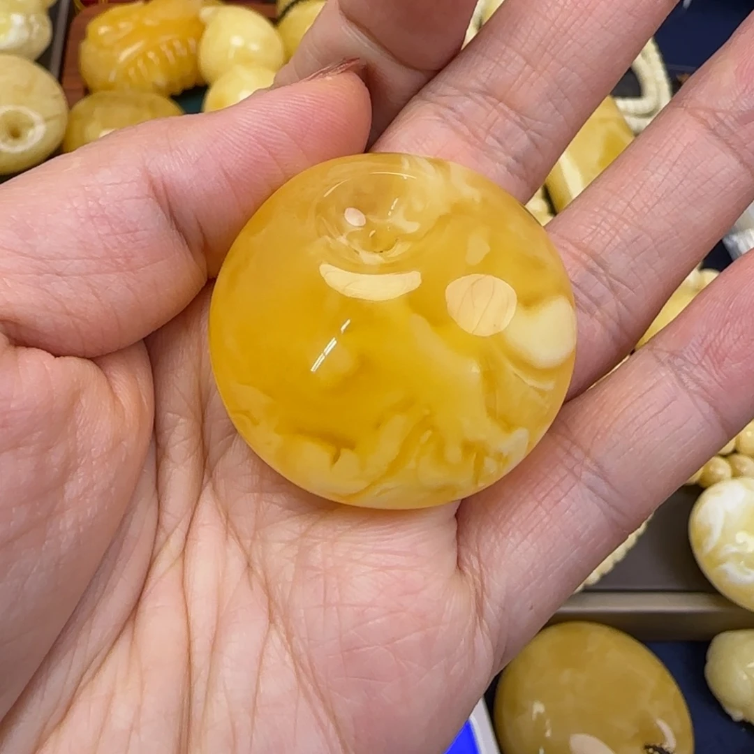 蜜蜡颈饰未镶嵌天然蜜蜡